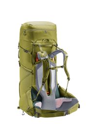Plecak trekkingowy Deuter Aircontact 70+10 - cactus/ivy. Kolor: szary, zielony, wielokolorowy. Styl: sportowy