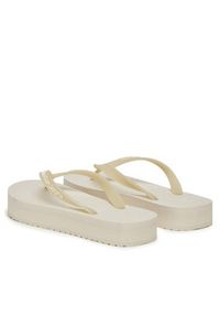 Calvin Klein Jeans Japonki Beach Sandal Flatform Tpu YW0YW01830 Écru #6