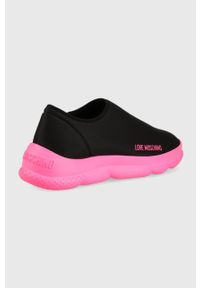 Love Moschino sneakersy kolor czarny. Nosek buta: okrągły. Kolor: czarny. Obcas: na platformie #2
