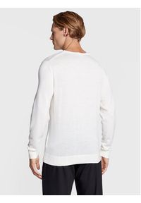 Calvin Klein Sweter Superior K10K109474 Biały Regular Fit. Kolor: biały. Materiał: wełna