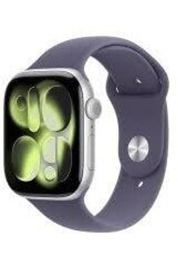 APPLE - Apple Watch Series 11 GPS 42mm Silver Aluminium Case with Purple Fog Sport Band - S/M. Styl: sportowy