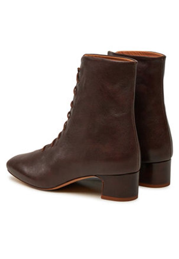 BALAGAN - Balagan Trzewiki Victoria Brązowy. Kolor: brązowy. Materiał: skóra