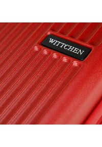 Wittchen - Walizka kabinowa z polikarbonu poszerzana czerwona. Kolor: czerwony. Materiał: poliester. Styl: elegancki #10