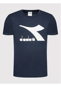 Diadora T-Shirt Chromia 102.178747 Granatowy Regular Fit. Kolor: niebieski. Materiał: bawełna #5