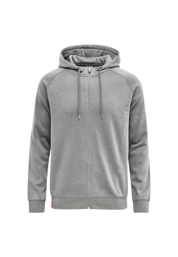 Bluza z kapturem i zamkiem błyskawicznym Hummel Red Classic. Typ kołnierza: kaptur. Kolor: szary. Sport: fitness