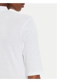 United Colors of Benetton - United Colors Of Benetton Bluzka 3GA2D400U Biały Slim Fit. Kolor: biały. Materiał: bawełna #2