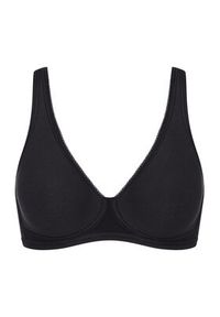 Sloggi Biustonosz bezfiszbinowy Basic 10222327 Czarny. Kolor: czarny. Materiał: bawełna #6