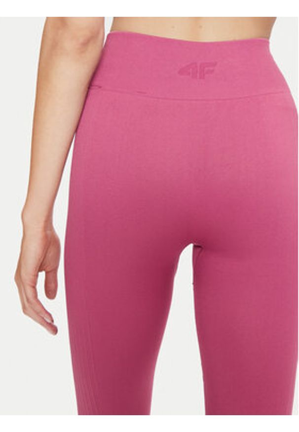 4f - 4F Legginsy 4FWAW24TFTIF278 Różowy Slim Fit. Kolor: różowy. Materiał: syntetyk