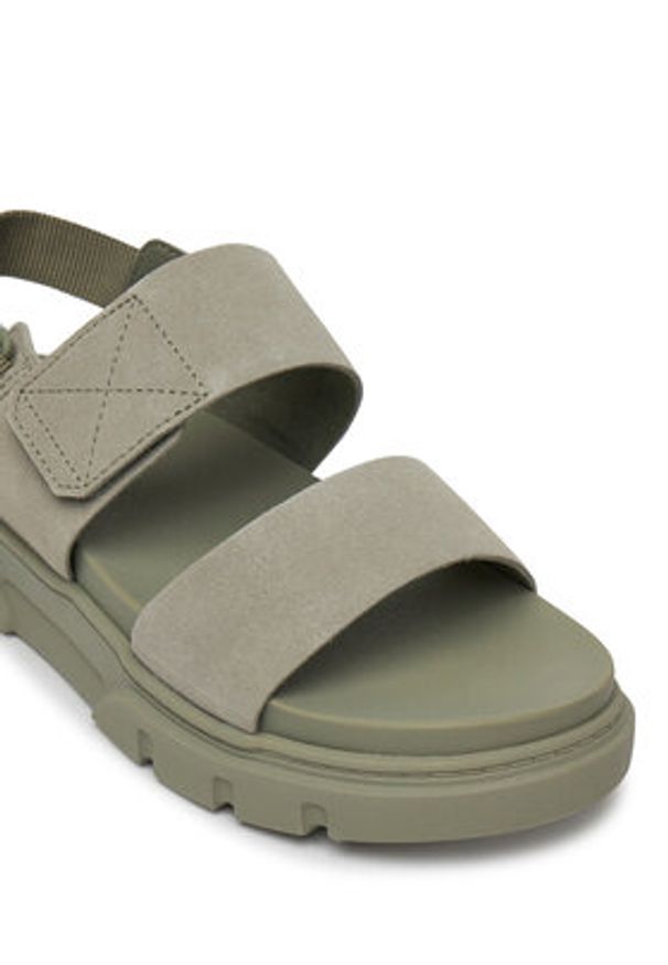 Timberland Sandały Greyfield Sandal TB0A61MGEO31 Zielony. Kolor: zielony. Materiał: zamsz, skóra