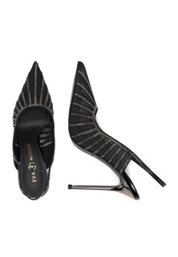 Eva Minge Szpilki EO-AVA-E373-70H-C183Y1 Czarny. Kolor: czarny. Materiał: syntetyk, materiał. Obcas: na szpilce