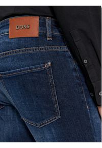 BOSS - Boss Jeansy Delaware3-1 50508404 Granatowy Slim Fit. Kolor: niebieski