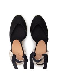 Castañer Espadryle Chiara/8ED/001 020992-100 Czarny. Kolor: czarny. Materiał: materiał #6