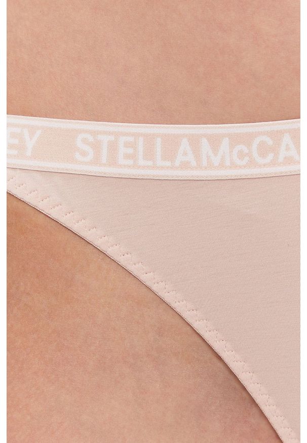 Stella McCartney Lingerie - Stringi. Kolor: różowy. Materiał: bawełna