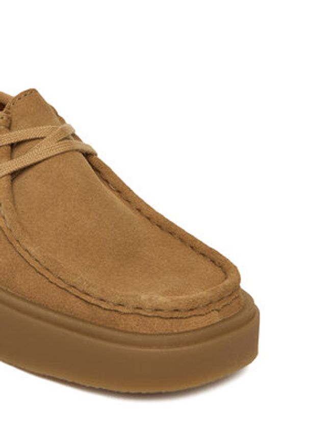 Clarks Półbuty Torview W 26184946 Brązowy. Kolor: brązowy. Materiał: skóra, zamsz