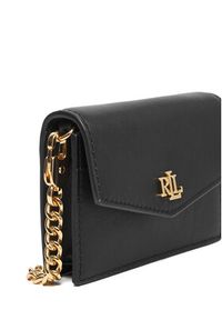 Lauren Ralph Lauren - LAUREN RALPH LAUREN Torebka 432P11755002 Czarny. Kolor: czarny. Materiał: skórzane #4
