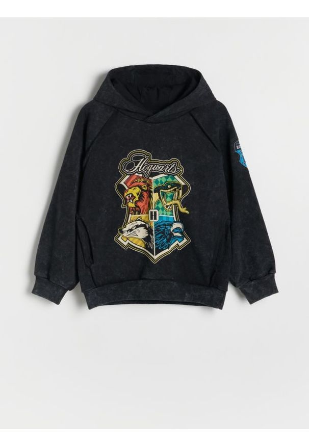 Reserved - Bluza Harry Potter - czarny. Kolor: czarny. Materiał: bawełna, dzianina