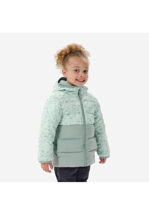 quechua - Kurtka turystyczna dla dzieci NH500. Materiał: poliamid, materiał. Sezon: lato. Styl: sportowy