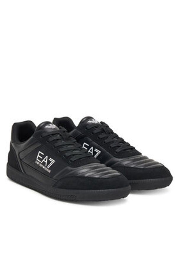EA7 Emporio Armani Sneakersy 7X000406 AF19827 MC357 Czarny. Kolor: czarny. Materiał: skóra