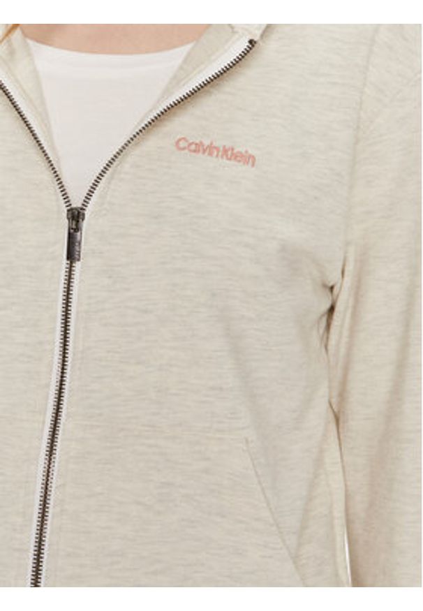 Calvin Klein Underwear Bluza 000QS6869E Écru Regular Fit. Materiał: bawełna