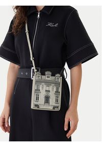 Karl Lagerfeld - KARL LAGERFELD Torebka A4W32086 Beżowy. Kolor: beżowy. Materiał: skórzane #2