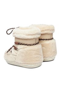 Roxy Śniegowce CEO-JY02985G-1 Écru. Kolor: kremowy. Materiał: materiał #2