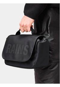 Rains Kosmetyczka Texel Wash Bag W1 16310 Czarny. Kolor: czarny. Materiał: materiał