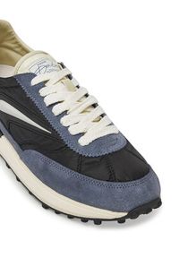 D.A.T.E. Sneakersy Athleta M421-AT-NY Czarny. Kolor: czarny. Materiał: zamsz, skóra