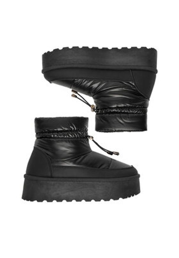 DeeZee Śniegowce HD1288 Czarny. Kolor: czarny. Materiał: materiał