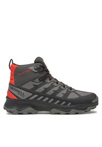 Merrell Trekkingi Speed Eco Mid Wp J038115 Szary. Kolor: szary. Materiał: skóra, zamsz. Sport: turystyka piesza