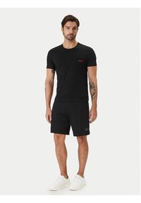Hugo - HUGO Szorty piżamowe Spray 50559719 Czarny Regular Fit. Kolor: czarny. Materiał: bawełna #3
