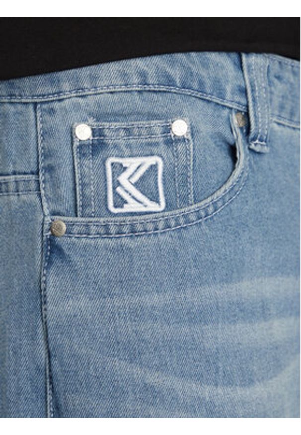 Karl Kani Jeansy Og Aop Back Pocket 60000107 Niebieski Baggy Fit. Kolor: niebieski