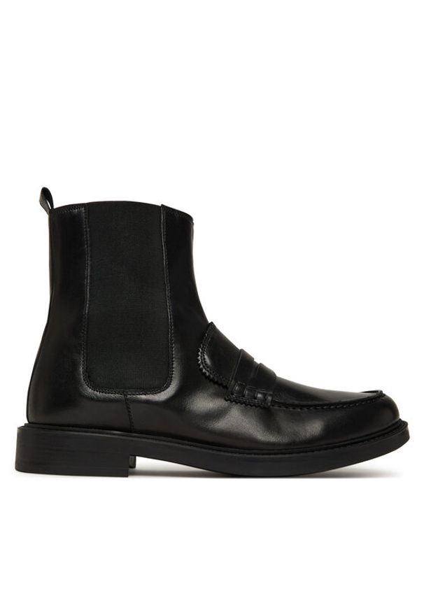 Pollini Sztyblety SA21143G0NTP0000 Czarny. Kolor: czarny. Materiał: skóra