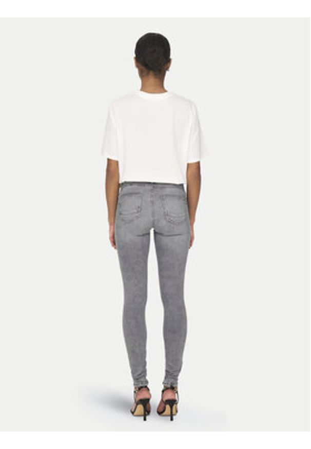 only - ONLY Jeansy Power 15231450 Szary Skinny Fit. Kolor: szary