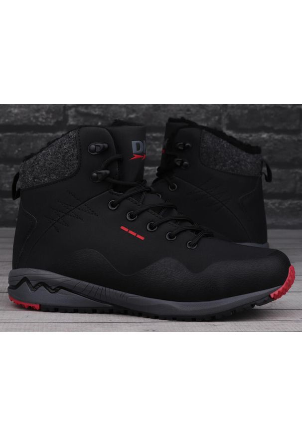 Buty damskie zimowe wysokie DK EVEREST. Kolor: czerwony, wielokolorowy, czarny. Sezon: zima