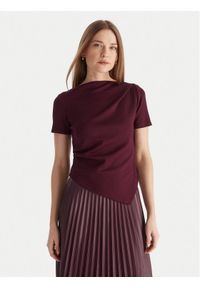 Vero Moda Bluzka Nelli 10335687 Fioletowy Regular Fit. Kolor: fioletowy. Materiał: syntetyk