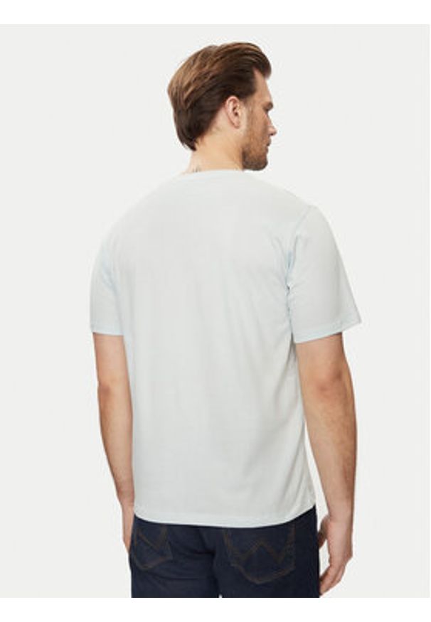 Pepe Jeans T-Shirt Eggo N PM508208 Niebieski Regular Fit. Kolor: niebieski. Materiał: bawełna