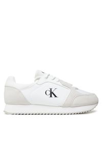 Sneakersy Calvin Klein Jeans. Kolor: biały
