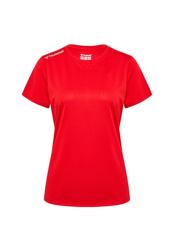 Damski jersey Hummel. Kolor: wielokolorowy, czerwony, różowy. Materiał: jersey. Sport: bieganie, piłka nożna