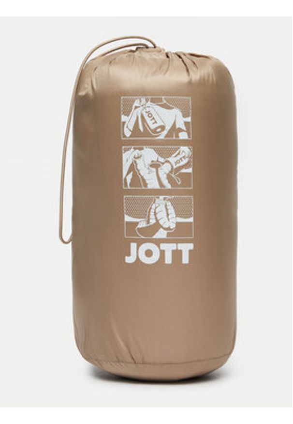 Jott Kurtka puchowa Cloe P000WDOW01 Beżowy Slim Fit. Kolor: beżowy. Materiał: syntetyk