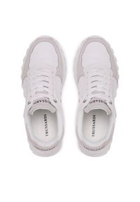 Trussardi Jeans - Trussardi Sneakersy 79A00850 Biały. Kolor: biały. Materiał: materiał #3