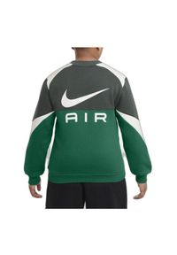 Bluza dziecięca Nike Air Crew. Kolor: zielony