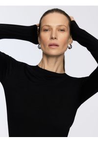 Reserved - Longsleeve z włókna bambusowego - czarny. Kolor: czarny. Materiał: włókno. Długość rękawa: długi rękaw #1