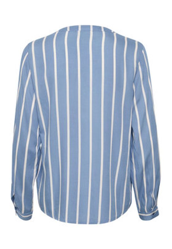 Kaffe Bluzka Stridy 10504279 Niebieski Regular Fit. Kolor: niebieski. Materiał: wiskoza