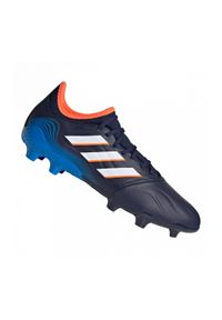 Adidas - Buty adidas Copa Sense.3 FG GW4957. Kolor: pomarańczowy, niebieski, wielokolorowy