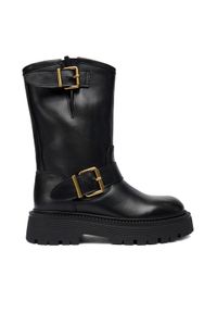 Badura Botki EO-CLAIRE-70866 Czarny. Kolor: czarny. Materiał: skóra