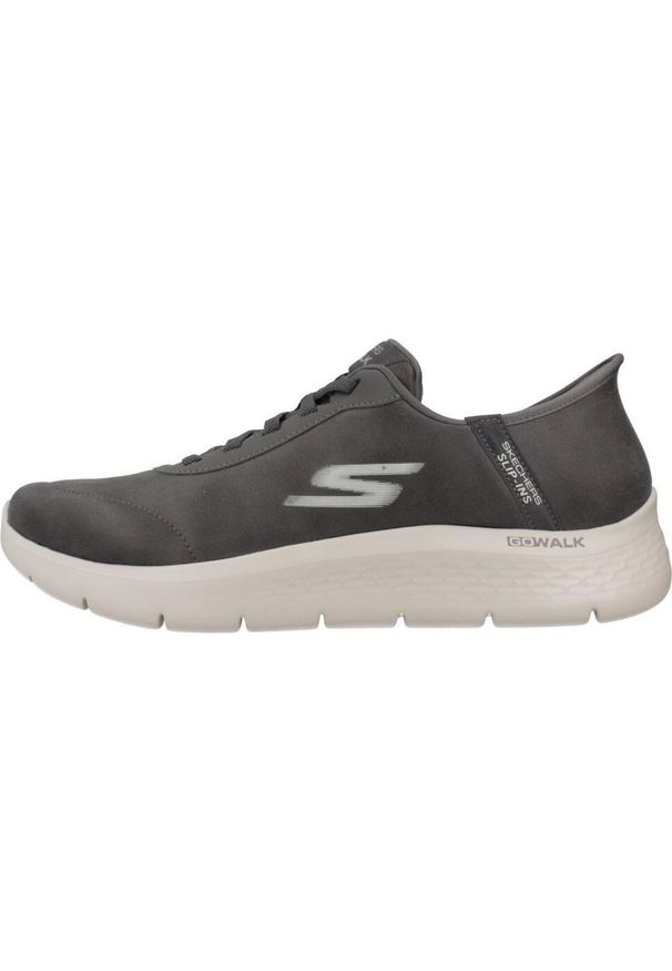 skechers - Buty Dorosły Skechers Go Walk Flex szary. Kolor: szary. Materiał: tkanina. Model: Skechers Sport. Sport: turystyka piesza