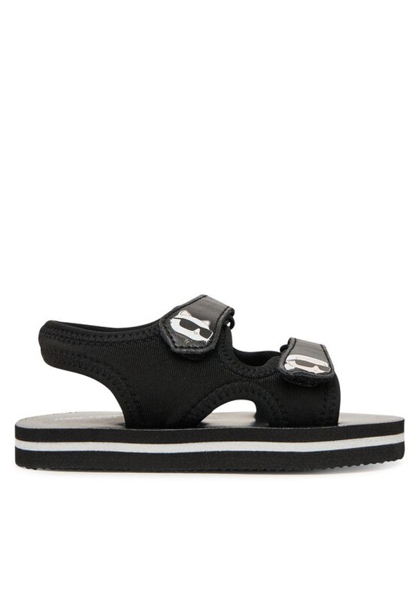 Karl Lagerfeld - KARL LAGERFELD Sandały Z31183 M Czarny. Kolor: czarny. Materiał: skóra