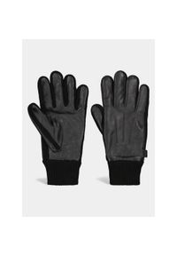 Rękawice męskie Barts Taaron. Kolor: czarny. Materiał: skóra. Sport: turystyka piesza #1