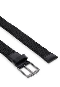 Calvin Klein Pasek Męski Ck Casual Elastic Braided 35Mm K50K512839 Czarny. Kolor: czarny. Materiał: materiał. Styl: casual