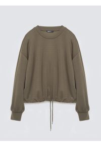 Big-Star - Bluza damska z wiskozy khaki Lunara 303. Kolor: zielony. Materiał: wiskoza. Styl: elegancki, klasyczny #1